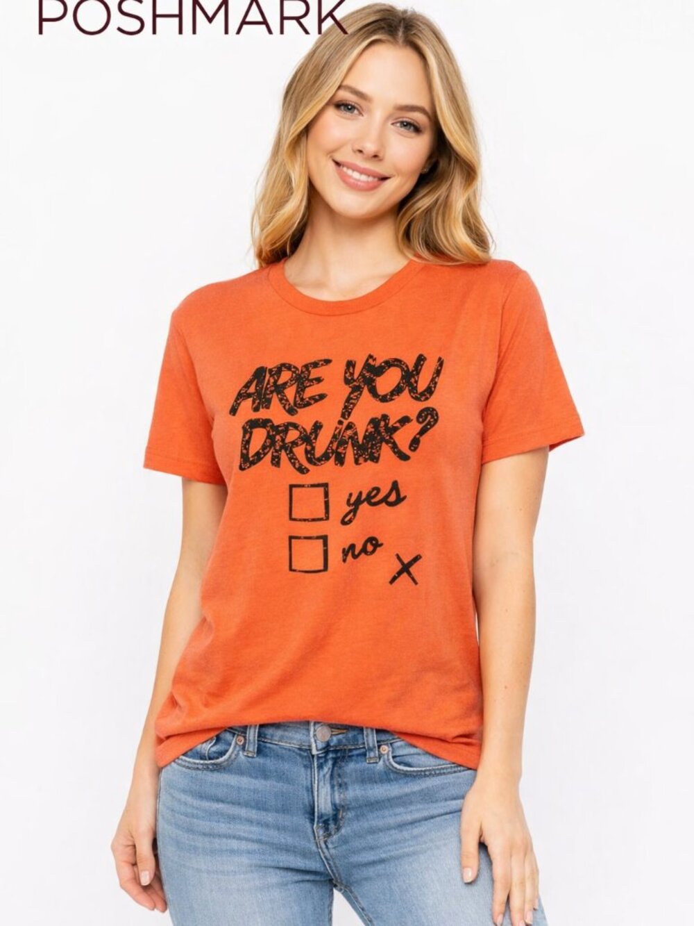 Bella Canvas Graphic Tee Medium Coral Orange Animal Print